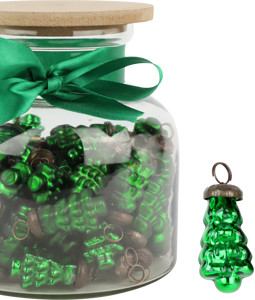 8500 TREE ORNAMENT IN GLASS GRÜN S/61